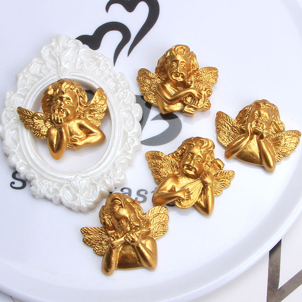 Embellish Craft - 15 Buah Aksesori Malaikat Resin Kerajinan