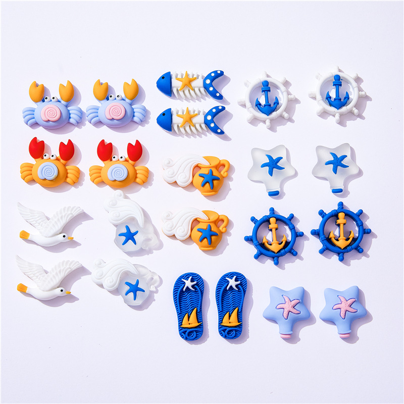 Christmas Craft Embellishment - 10 buah sandal miniatur botol apung