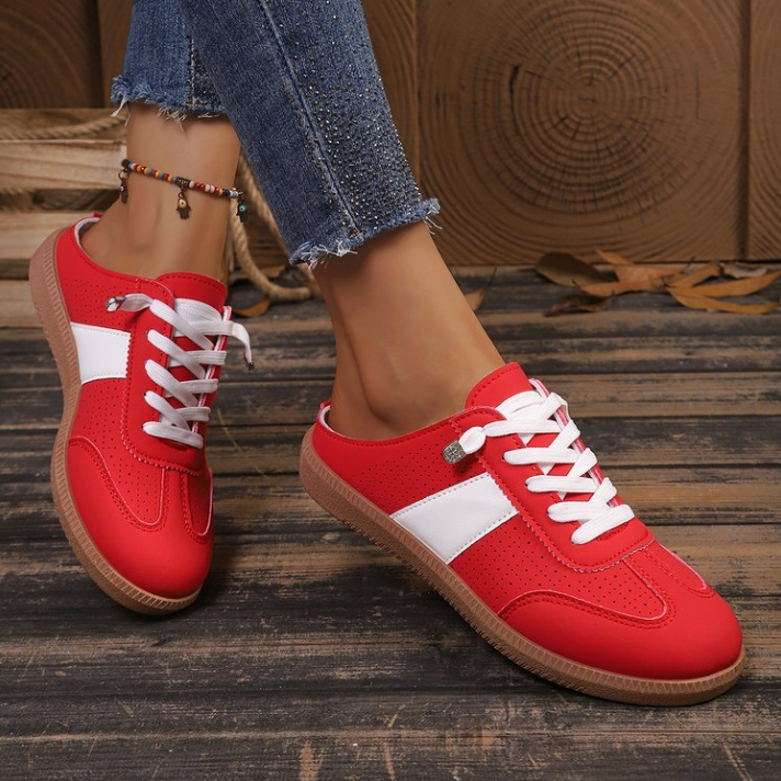 Sandal Wanita Model Baru yang  - Guipure Lace Panel ulasan dan harga