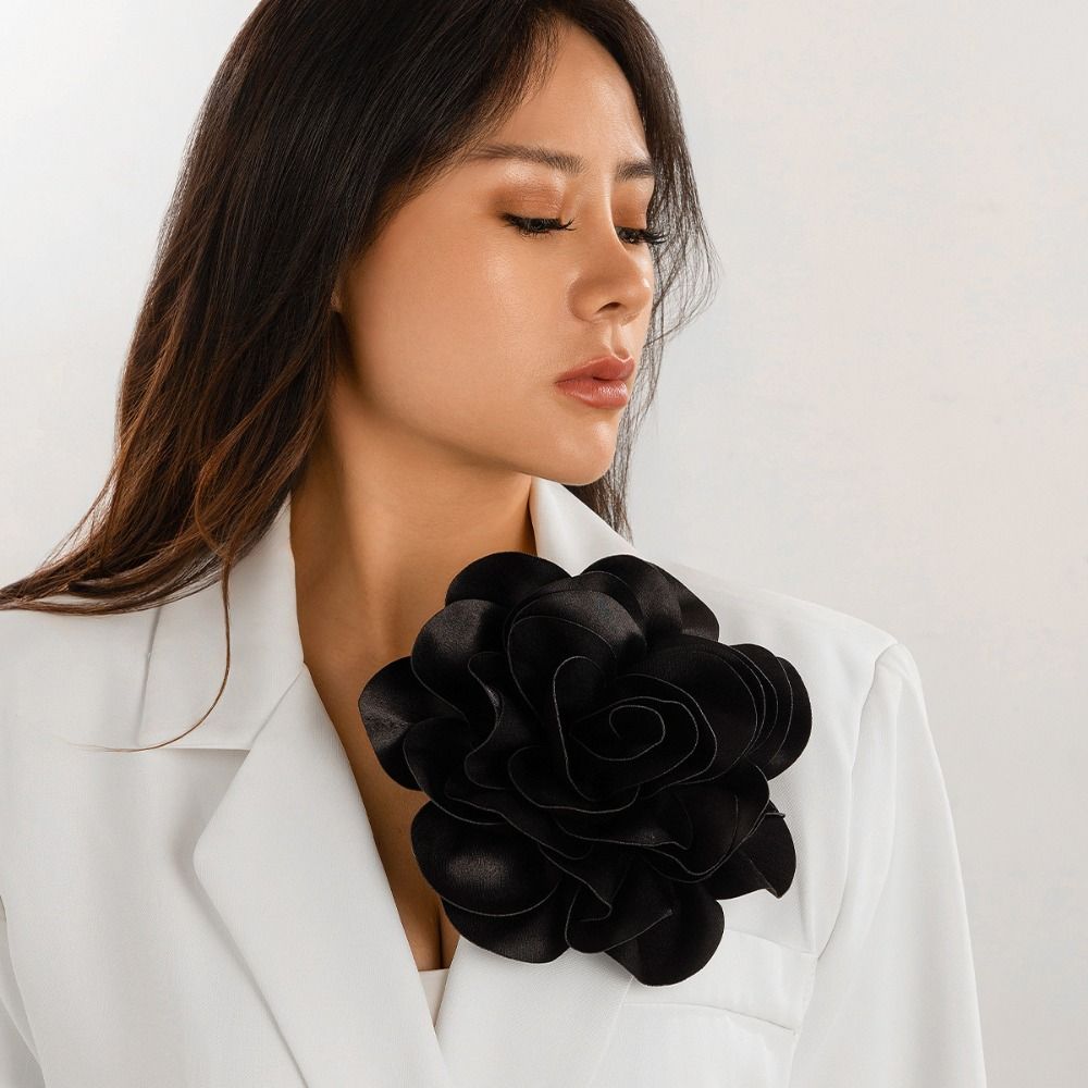 Bros Bunga Kain 3D Besar DIY,  - Applique Patch Flower ulasan dan harga