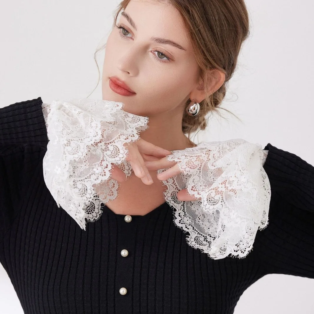 26 Manset Pendek Elastis Wanit - Elastic Lace Trim ulasan dan harga