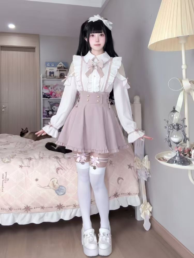 Set 2 Potong Sweet Lolita Jepa - Elastic Lace Trim ulasan dan harga
