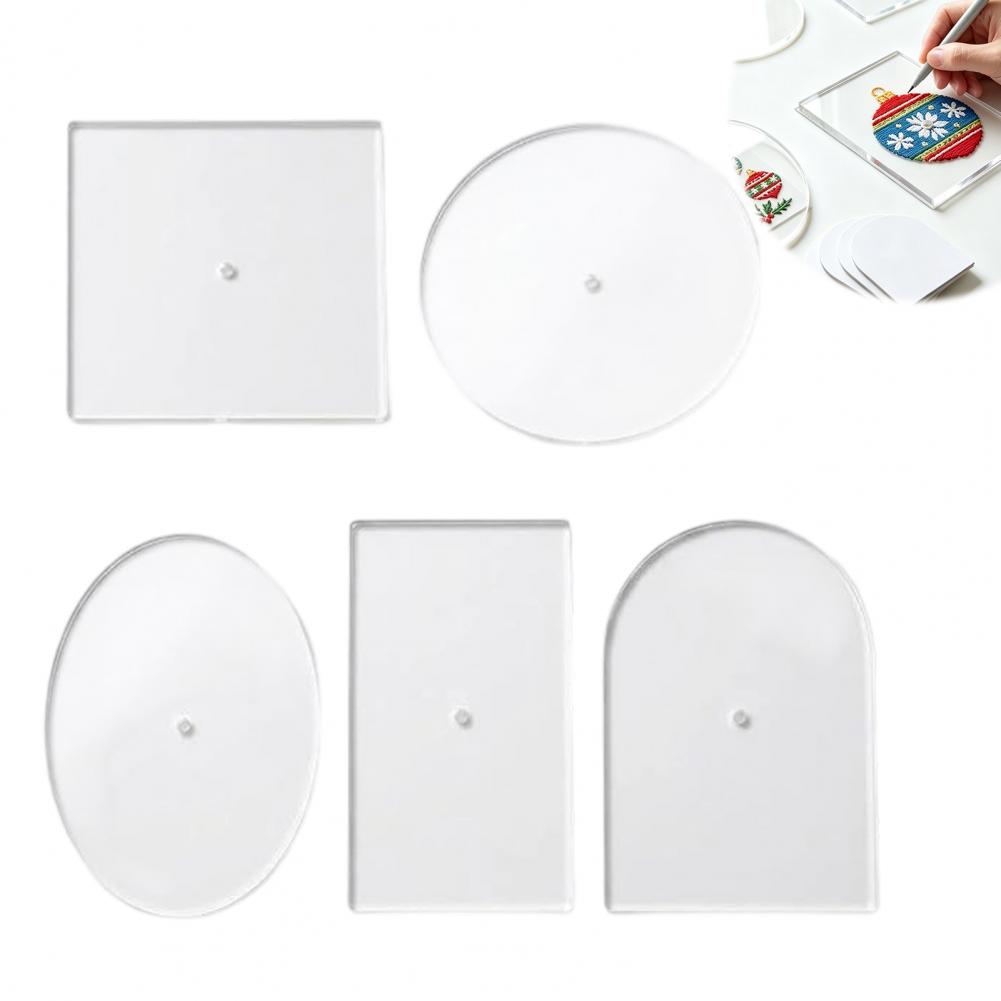 5PCS Set Template Bordir Akril - Embroidery Craft ulasan dan harga