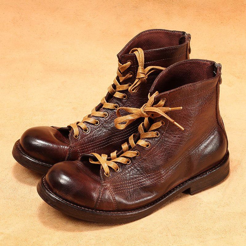 Sepatu Bot Kulit Kuda Goodyear - Guipure Lace Panel ulasan dan harga