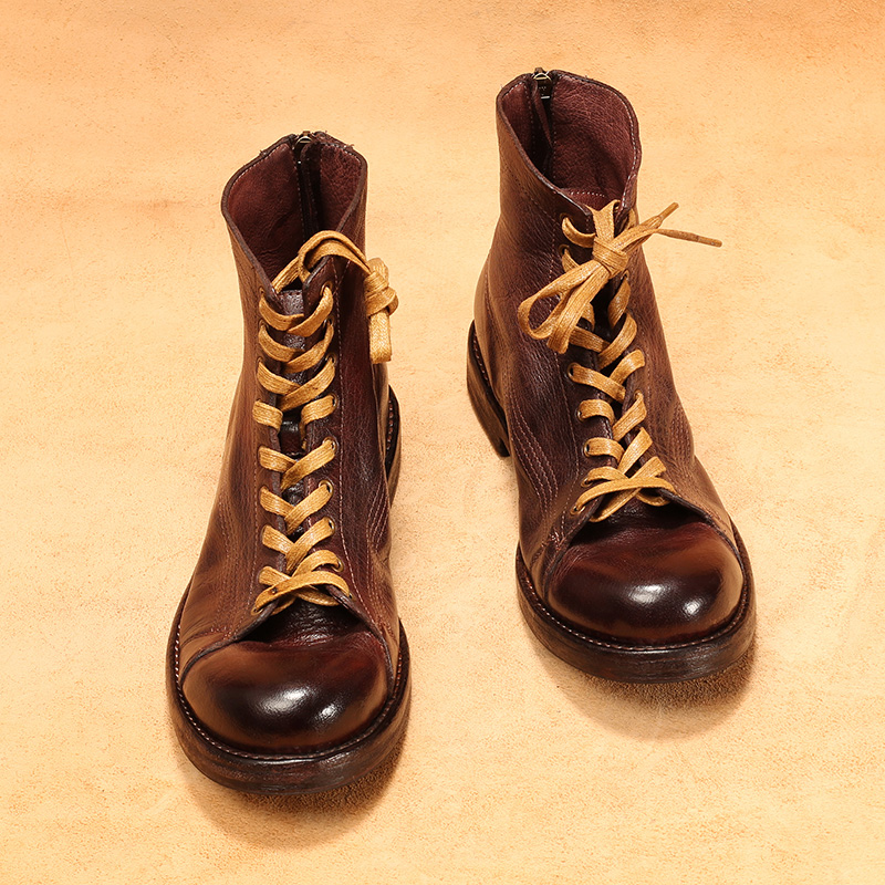 Sepatu Bot Kulit Kuda Goodyear - Guipure Lace Panel ulasan dan harga