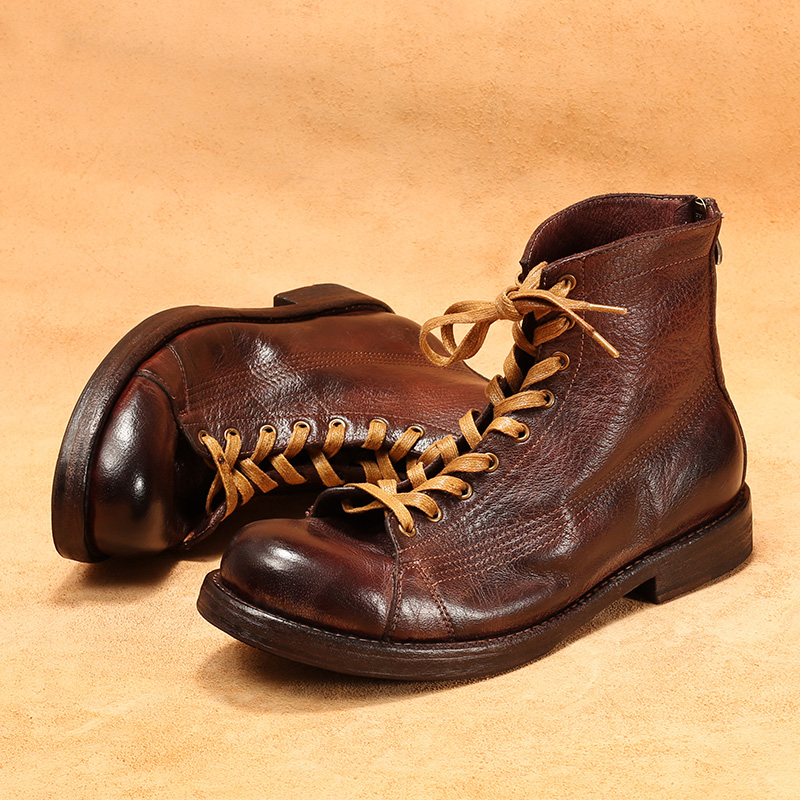 Sepatu Bot Kulit Kuda Goodyear - Guipure Lace Panel ulasan dan harga