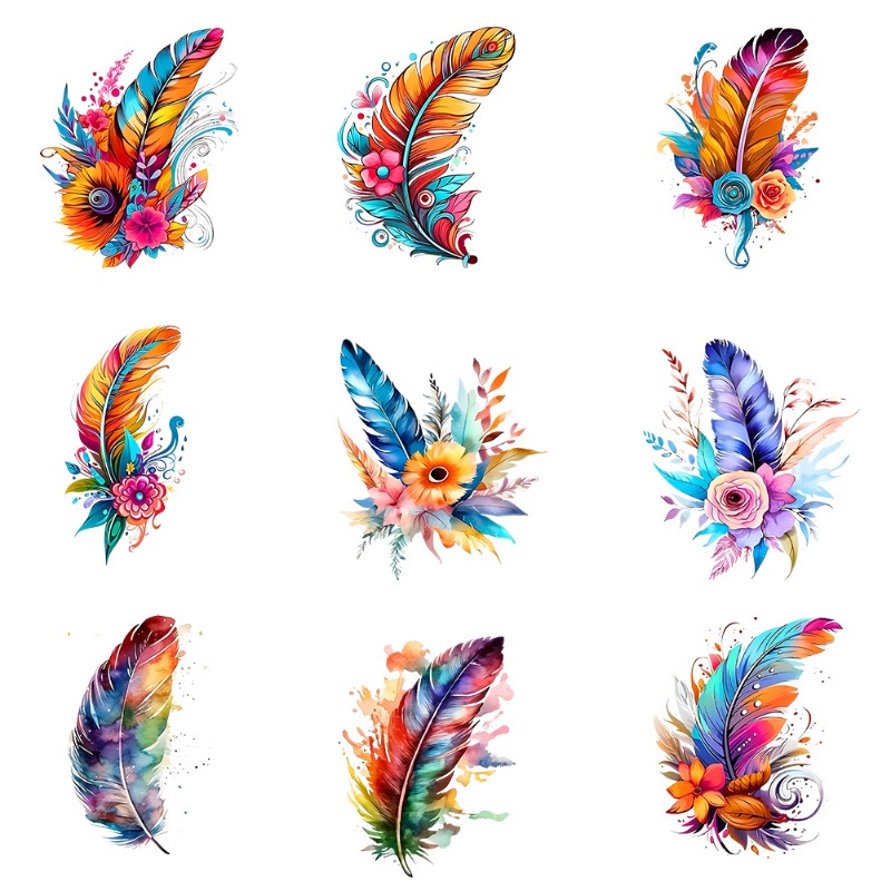 Patch Bordir Bulu Warna-Warni  - Embroidery Craft ulasan dan harga