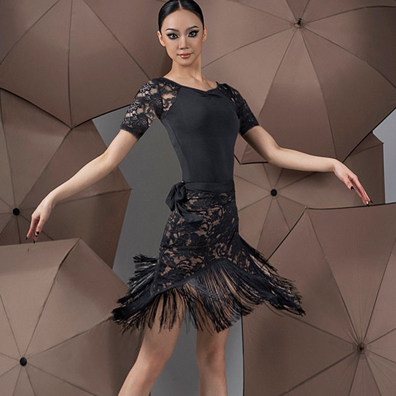 Fashion baju dansa Latin Samba - Tassel Fringe Trim ulasan dan harga