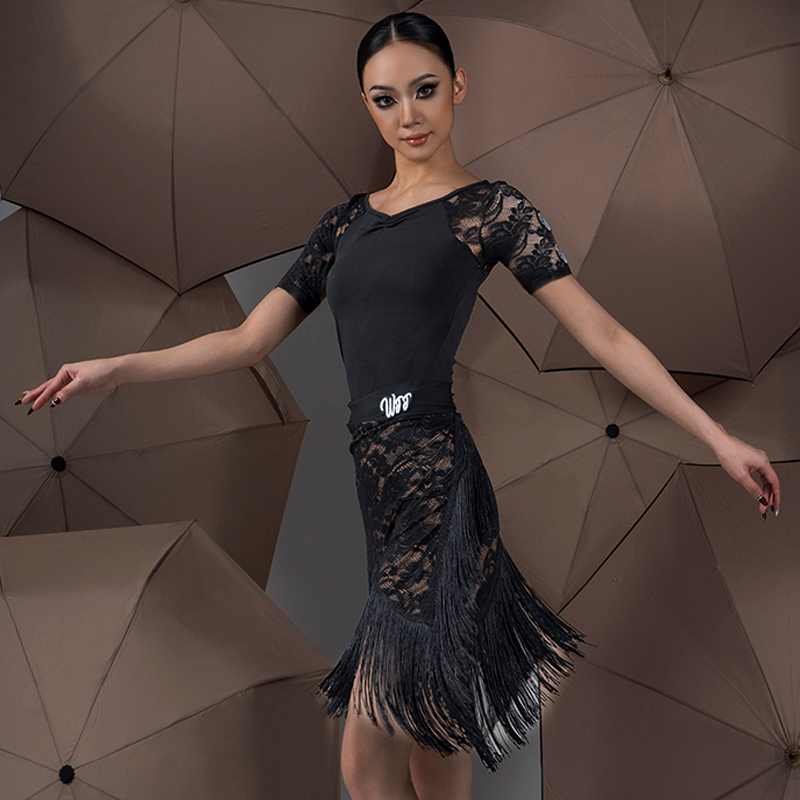 Fashion baju dansa Latin Samba - Tassel Fringe Trim ulasan dan harga