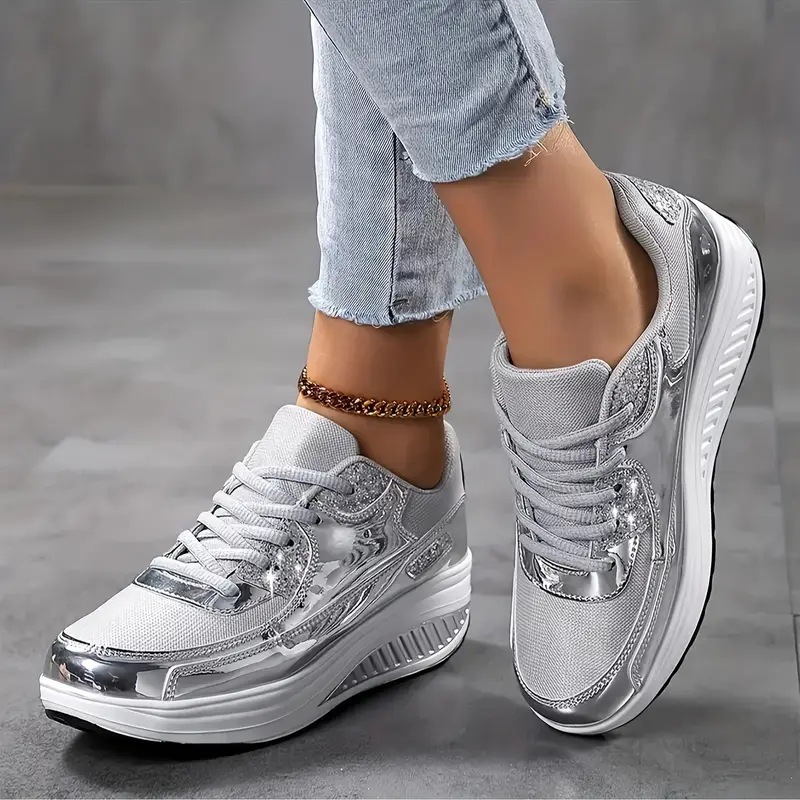 Sepatu Olahraga Wanita Model J - Guipure Lace Panel ulasan dan harga