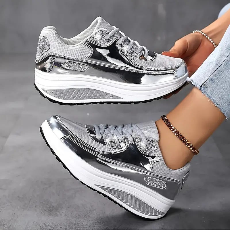 Sepatu Olahraga Wanita Model J - Guipure Lace Panel ulasan dan harga
