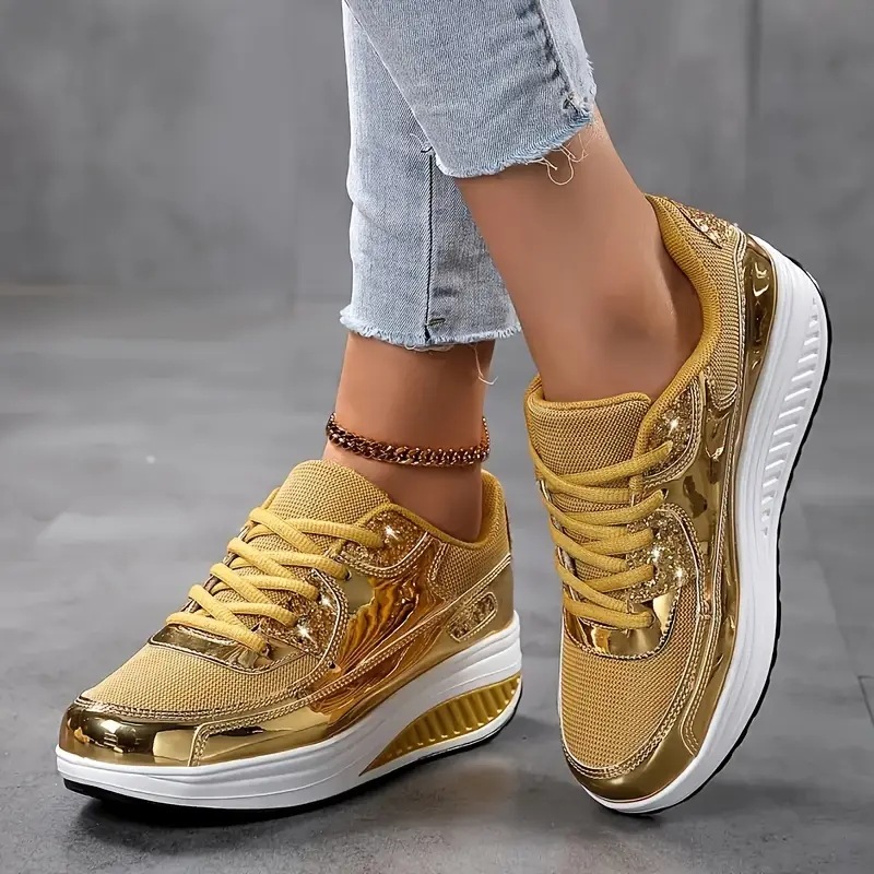 Sepatu Olahraga Wanita Model J - Guipure Lace Panel ulasan dan harga