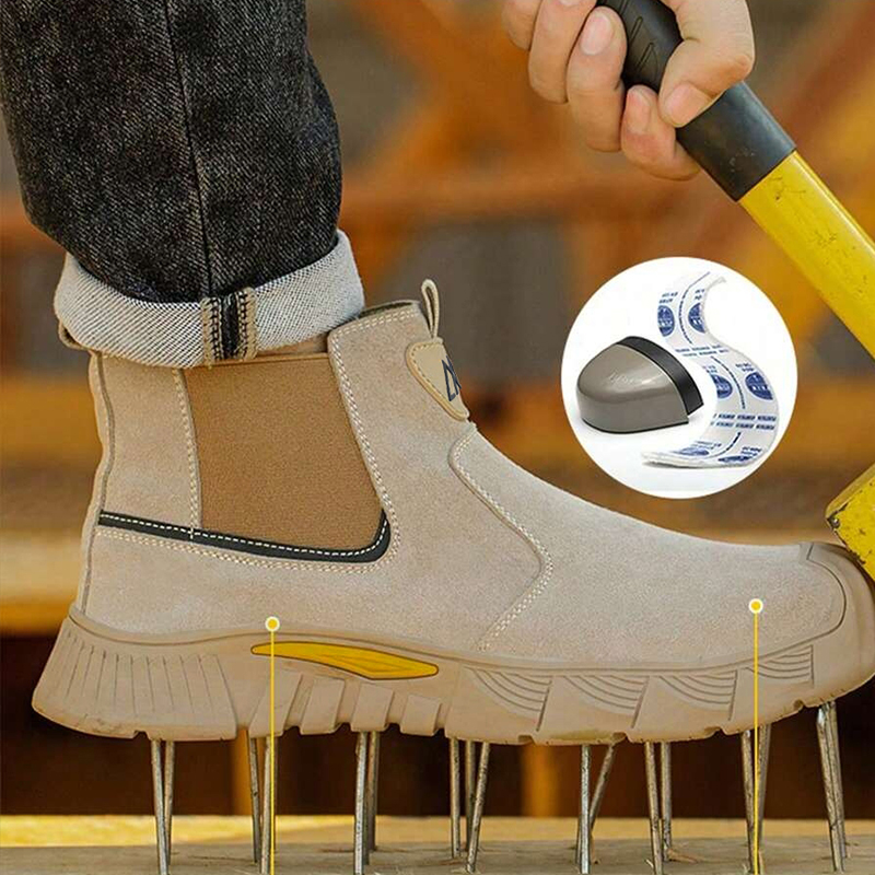 Sepatu Kerja dengan Ujung Baja - Guipure Lace Panel ulasan dan harga