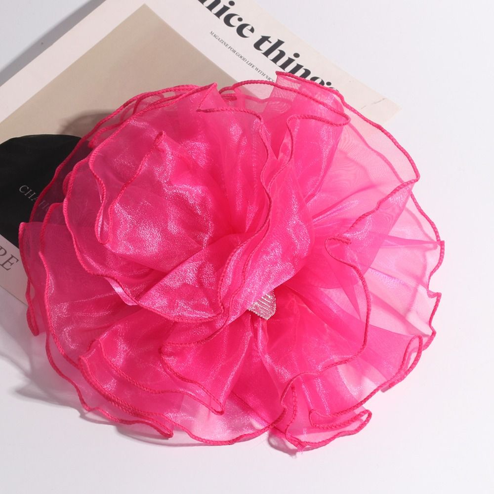 Bros Bunga Kain 3D Besar Buata - Applique Patch Flower ulasan dan harga