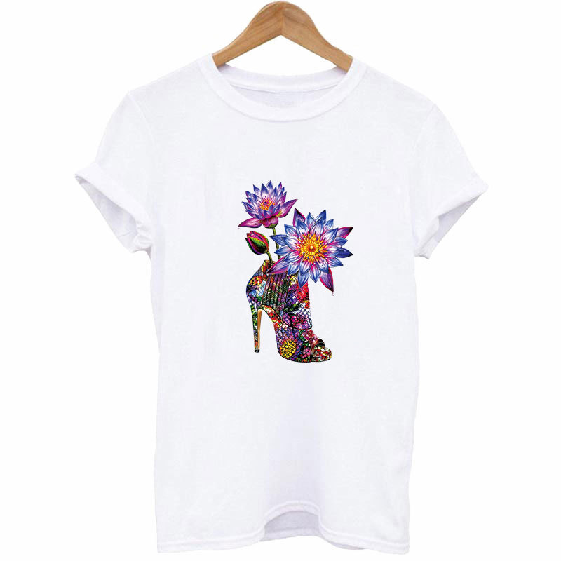 Hak Tinggi Bunga Disetrika Di  - Applique Patch Flower ulasan dan harga