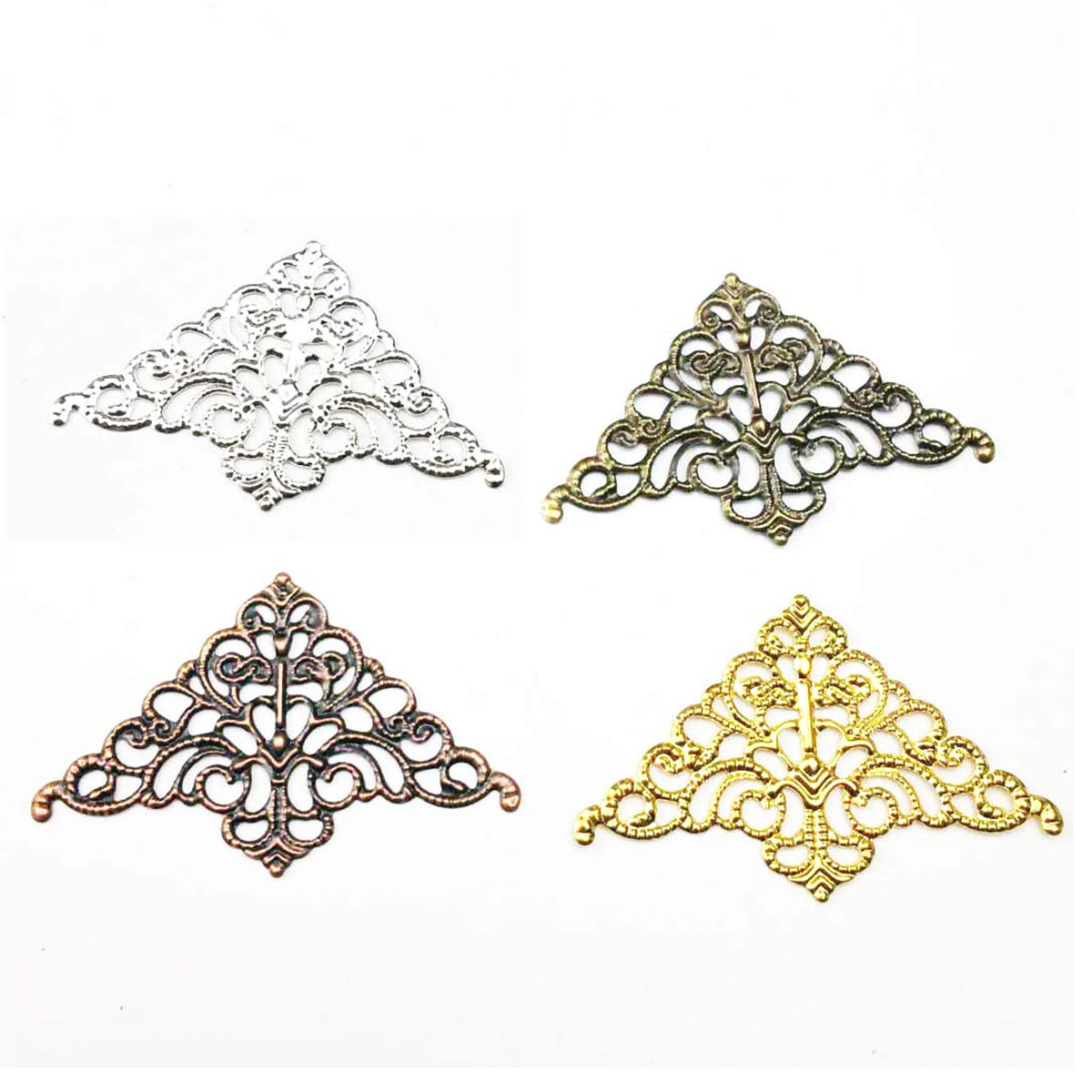 200PCS Konektor Berongga Segit - Embellish Craft ulasan dan harga