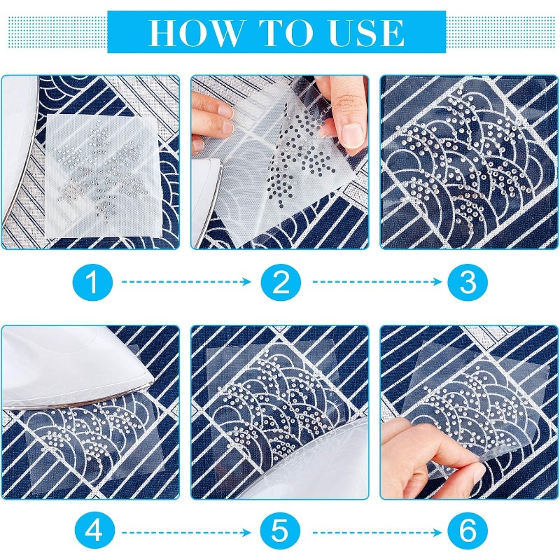 2 lembar kepingan salju besi p - Hotfix Rhinestone Sheet ulasan dan harga